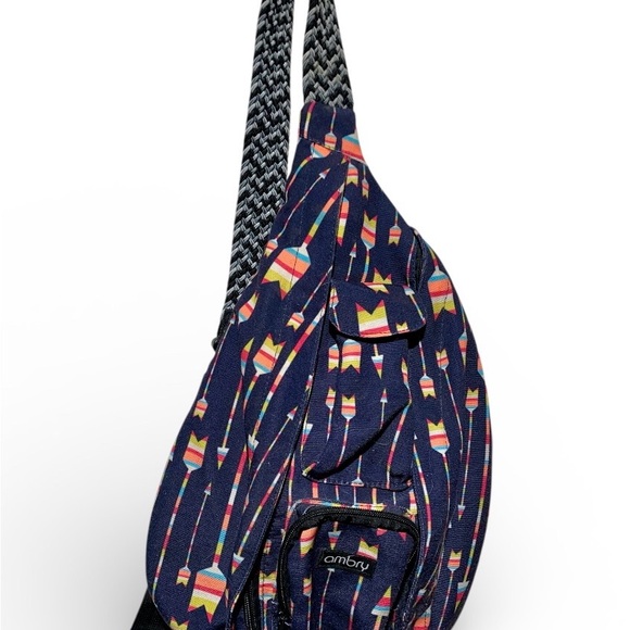Ambry Handbags - Ambry Nora Sling Crossbody Backpack with Arrow Pattern